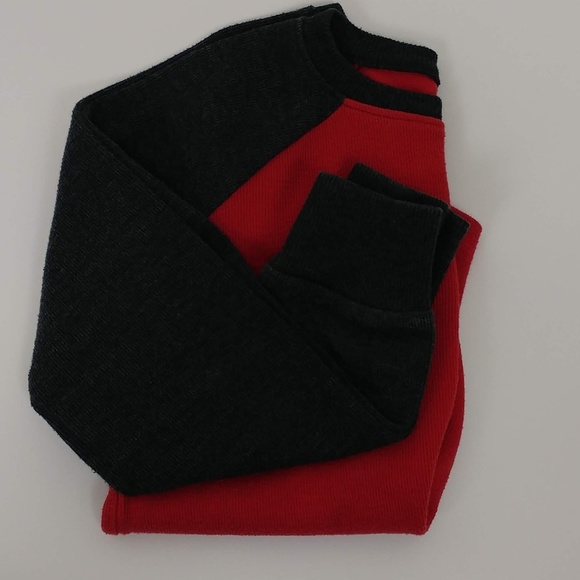 Red and Gray long sleeve tee - Picture 3 of 7